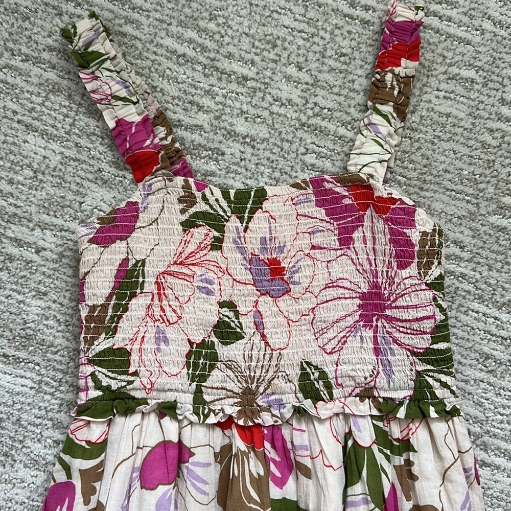 GAP KIDS- Floral Smocked Sundress